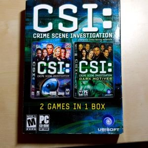 Double pack of CSI PC games